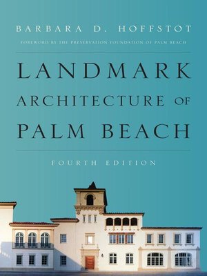 cover image of Landmark Architecture of Palm Beach